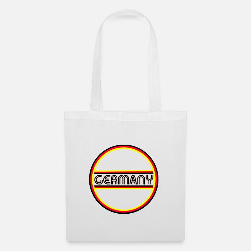 GERMANY Circle Pattern Germany - Tote Bag - white