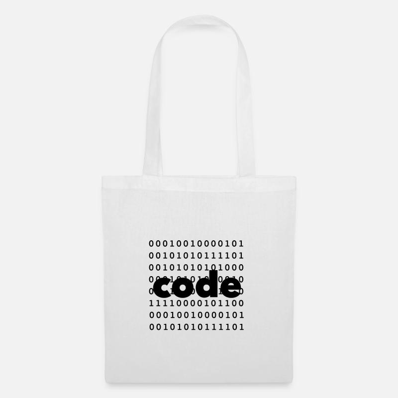 code - Stoffbeutel - Weiß