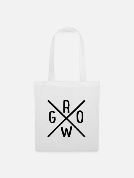 grow - Stoffbeutel - Weiß