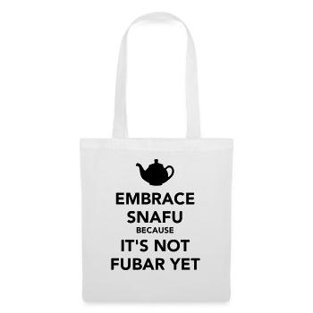 embrace snafu - Tote Bag - white - Front