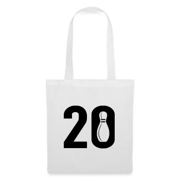 20 Bowling Bowler 20 - Sac en tissu - blanc - Devant