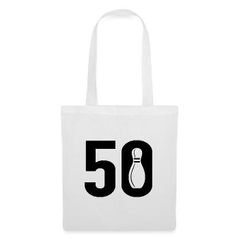 50 Bowling Bowler 50 - Sac en tissu - blanc - Devant