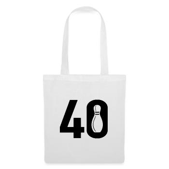 40 Bowling Bowler 40 - Sac en tissu - blanc - Devant