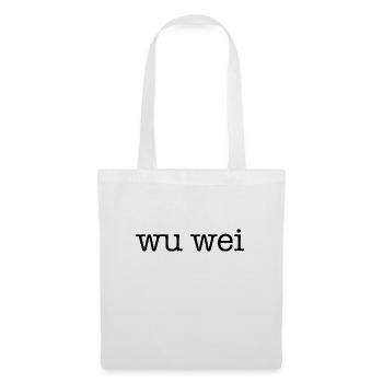 wu wei - Stoffbeutel - Weiß - Vorne