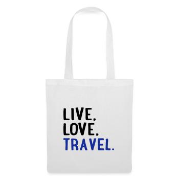 Voyage - Sac en tissu - blanc - Devant