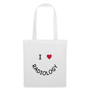 J'adore la radiologie - Sac en tissu - blanc - Devant