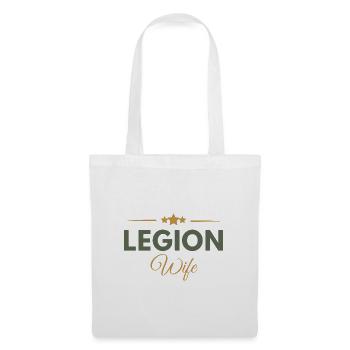 Legion-Ehefrau - Stoffbeutel - Weiß - Vorne