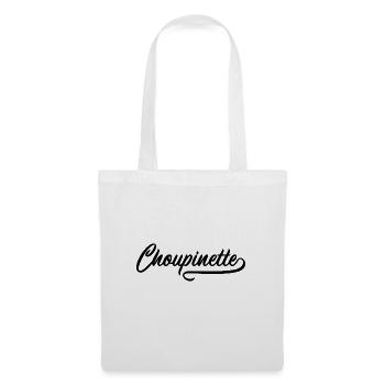 Choupinette vintage - Sac en tissu - blanc - Devant