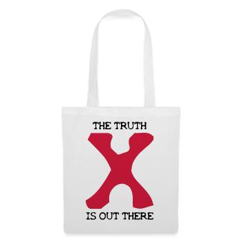 the Truth is out there - Sac en tissu - blanc - Devant