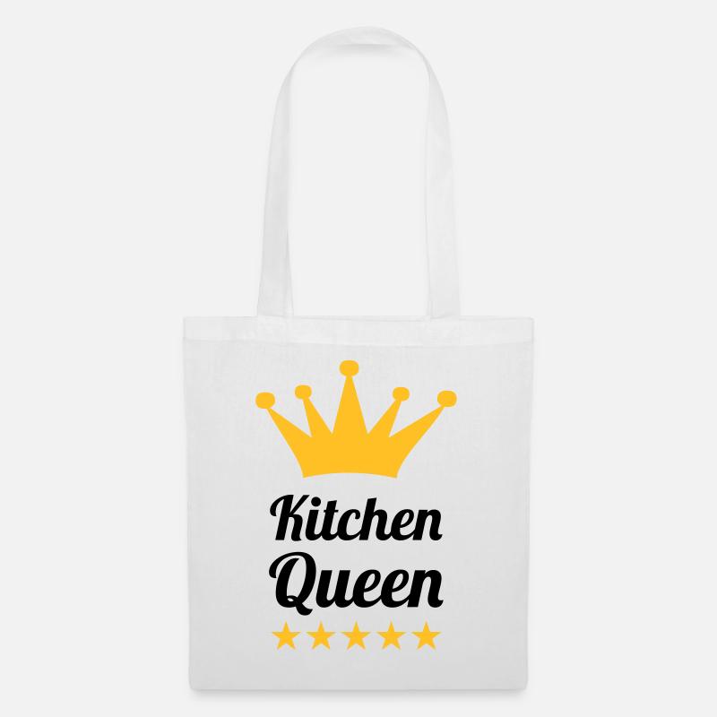 Kitchen Queen - Stoffbeutel - Weiß