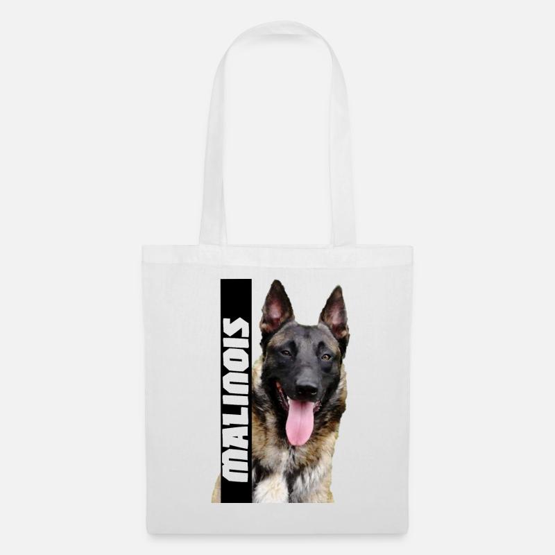 malinois - Stoffbeutel - Weiß