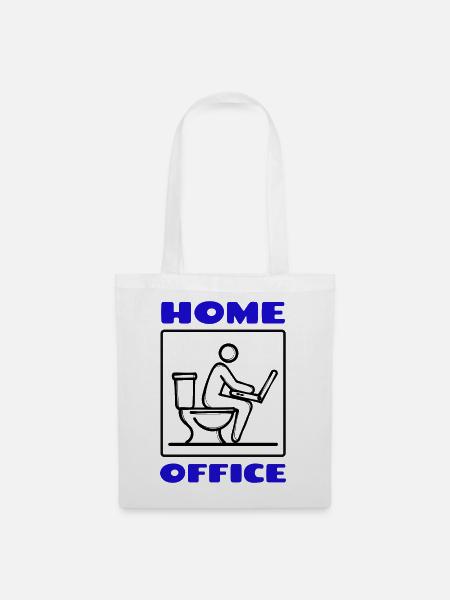 Laptop Beruf Home Office Statement Job Bürohumor - Mulepose - hvid