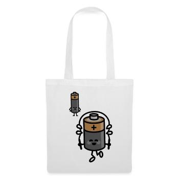 Weight Loss Battery Rope Jumping Fitness Diet - Tote Bag - white - Front