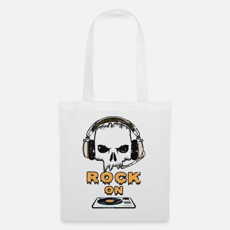Rock Music On - Stoffbeutel - Weiß