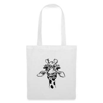 Giraffe - Stoffbeutel - Weiß - Vorne