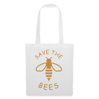 Rettet die Bienen Ökodesign - Stoffbeutel - Weiß - Vorne