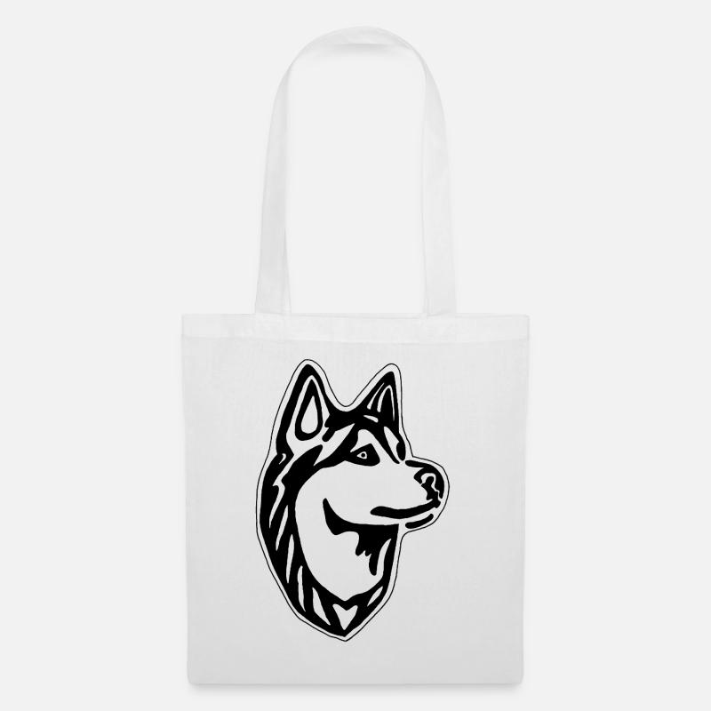 Husky Hund - Mulepose - hvid
