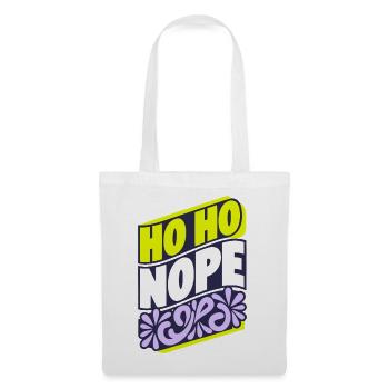 T-shirt de vacances Ho Ho Nope - Sac en tissu - blanc - Devant
