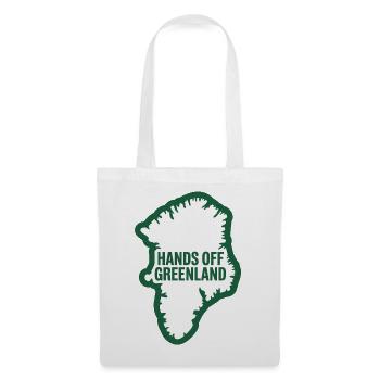 Pas touches au Groenland ! - Groenland / Grønland - Sac en tissu - blanc - Devant