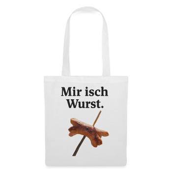 Mir isch Wurst Humor - Stoffbeutel - Weiß - Vorne