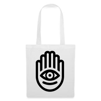 hand of Fatma Hamsa - Tote Bag - white - Front