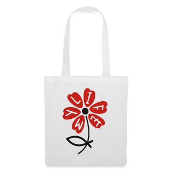 Kirche, mylife, Christliches Symbol - Stoffbeutel - Weiß - Vorne