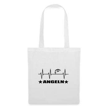 Angeln - Stoffbeutel - Weiß - Vorne