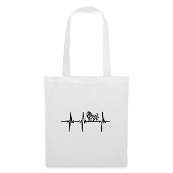 Heartbeat for grim tattoo lions - Tote Bag - white - Front