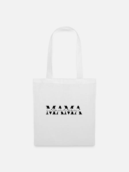 Mama - I Love You Elternliebe Mutter - Stoffbeutel - Weiß