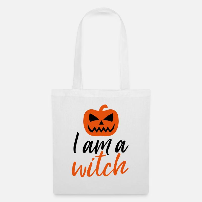 I am a Witch Hexe - Stoffbeutel - Weiß