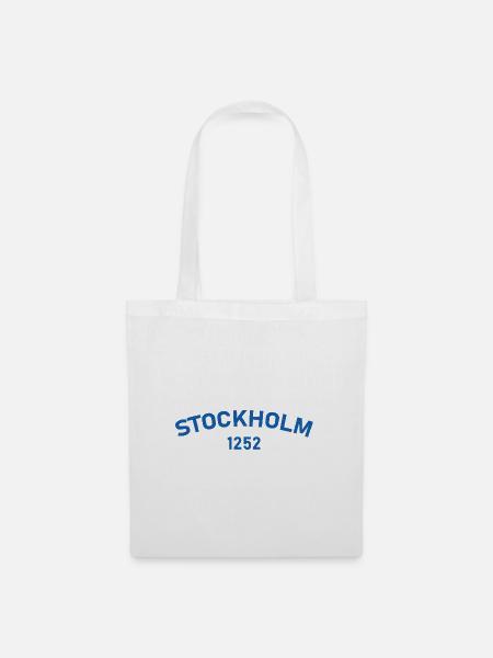 Stockholm 1252 - Stoffbeutel - Weiß