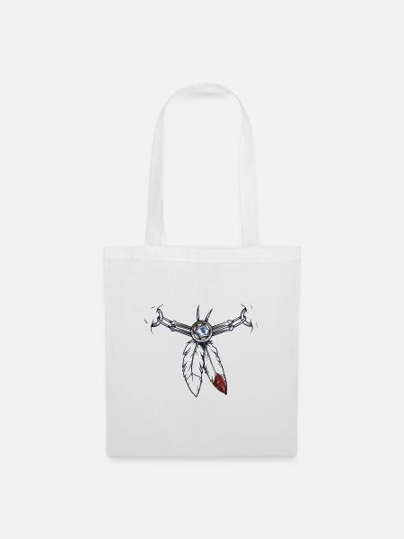 native Americans GESCHENK - Stoffbeutel - Weiß