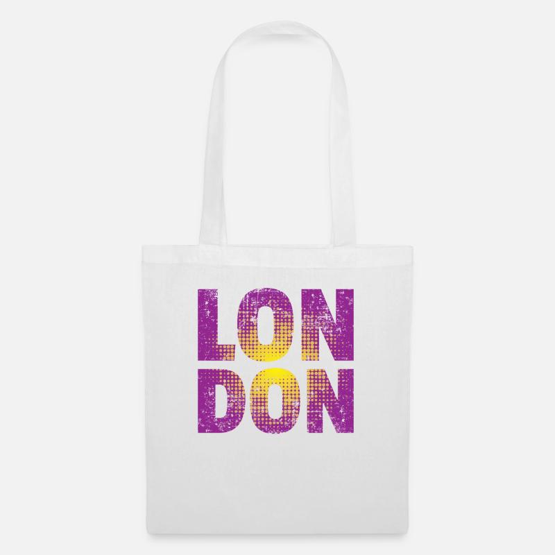 London - Stoffbeutel - Weiß