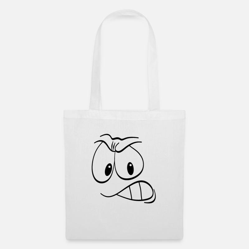 BD Visage - Sac en tissu - blanc