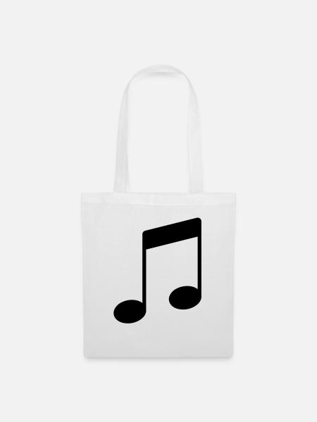 note_icon - Tote Bag - white