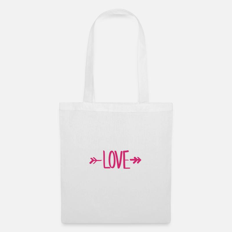 Love - Stoffbeutel - Weiß