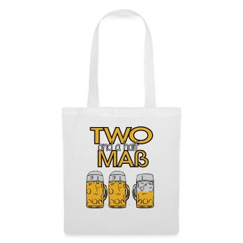 Two and a half Maß - Bier! - Stoffbeutel - Weiß - Vorne