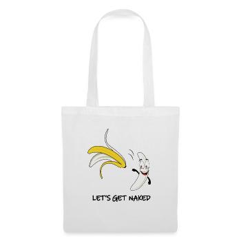 BanaNAKED - Stoffbeutel - Weiß - Vorne