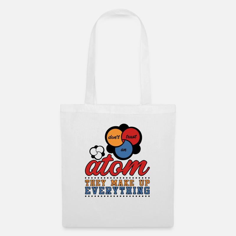 Science Science Atom Gift Student Physics - Tote Bag - white