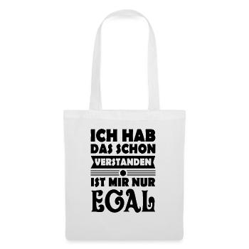 Lustige Sprüche Bürohumor - Stoffbeutel - Weiß - Vorne