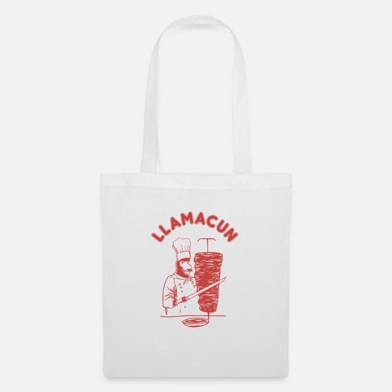 Döner Kebap Llama - Stoffbeutel - Weiß