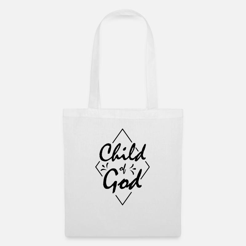 Kind Gottes - Christlich - Stoffbeutel - Weiß