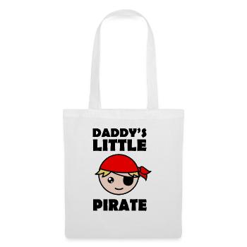 Le petit pirate de papa - Sac en tissu - blanc - Devant