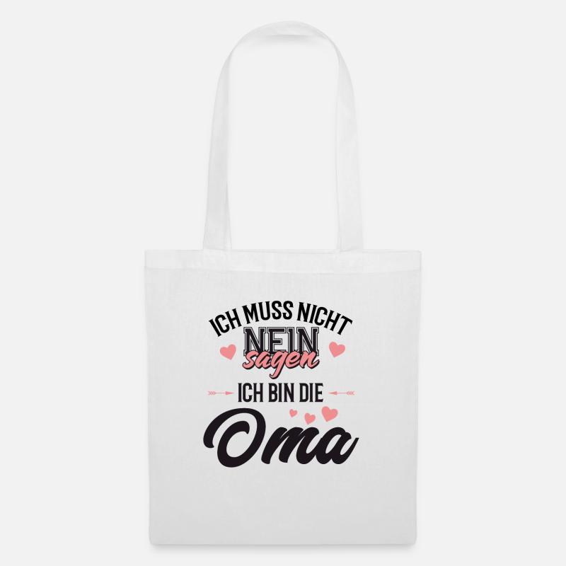 Oma - Stoffbeutel - Weiß