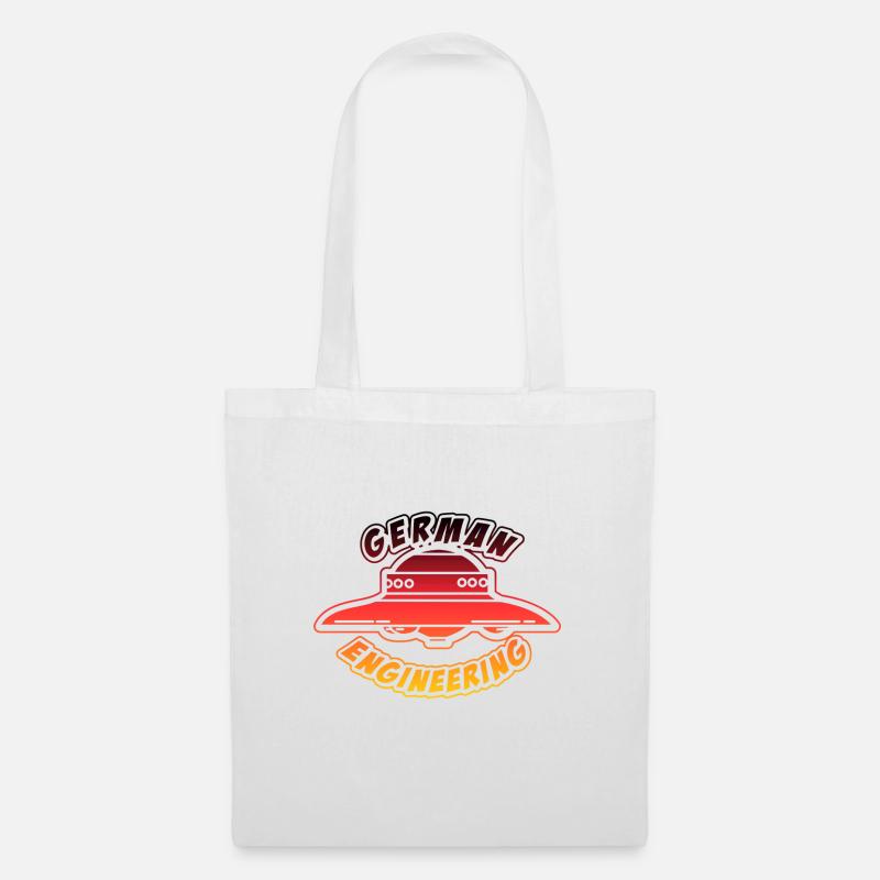 Haunebu Vril project UFO spaceship engineering - Tote Bag - white