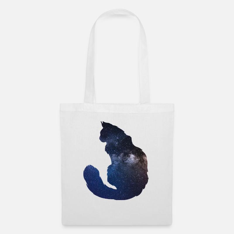 Catspace - Stoffbeutel - Weiß