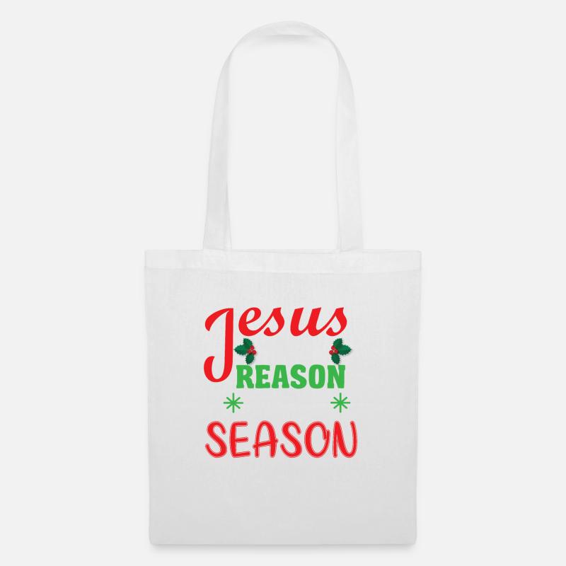 Jesus is the reason - Stoffbeutel - Weiß
