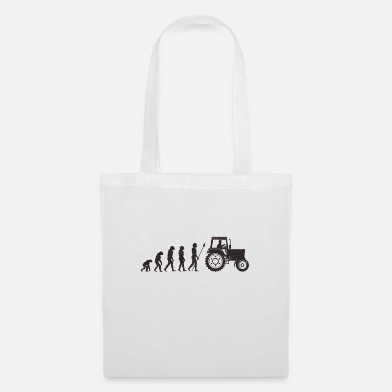 Evolution des agriculteurs - Sac en tissu - blanc