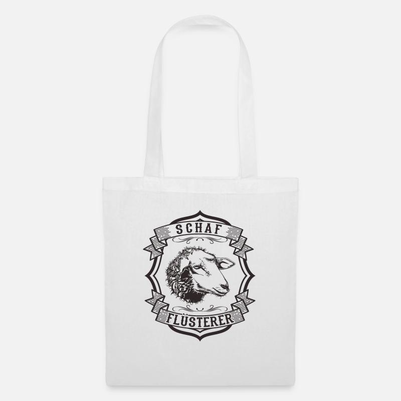 Schaf Flüsterer - Stoffbeutel - Weiß
