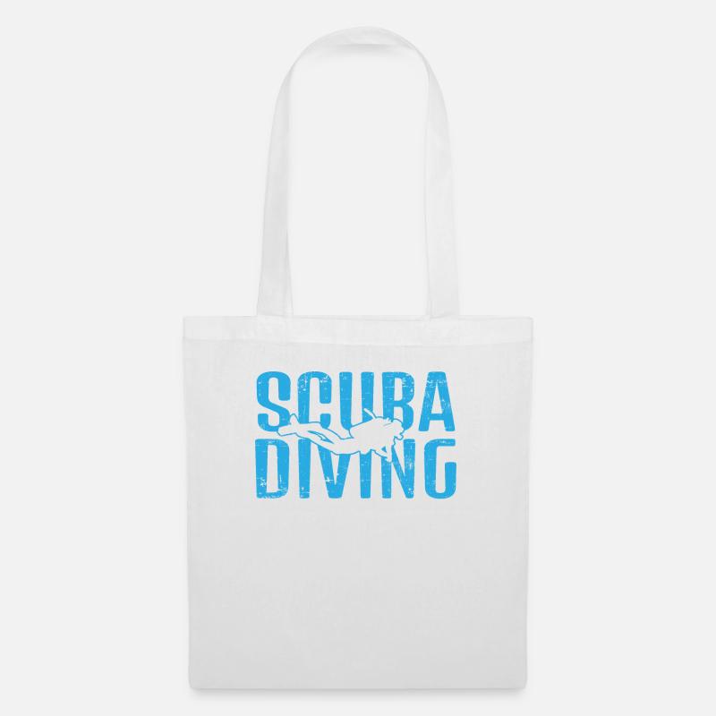 Scuba Diving - Stoffbeutel - Weiß